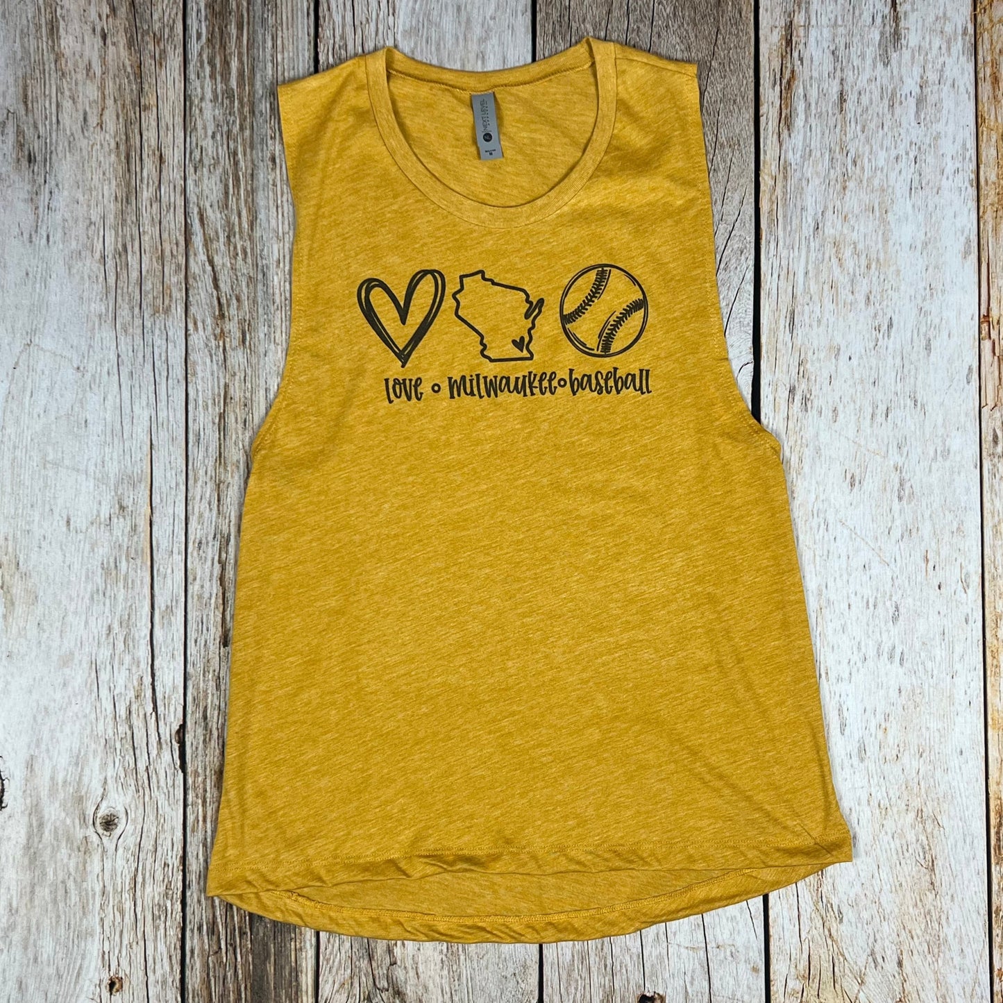 Love Milwaukee Baseball Women’s Muscle Tank