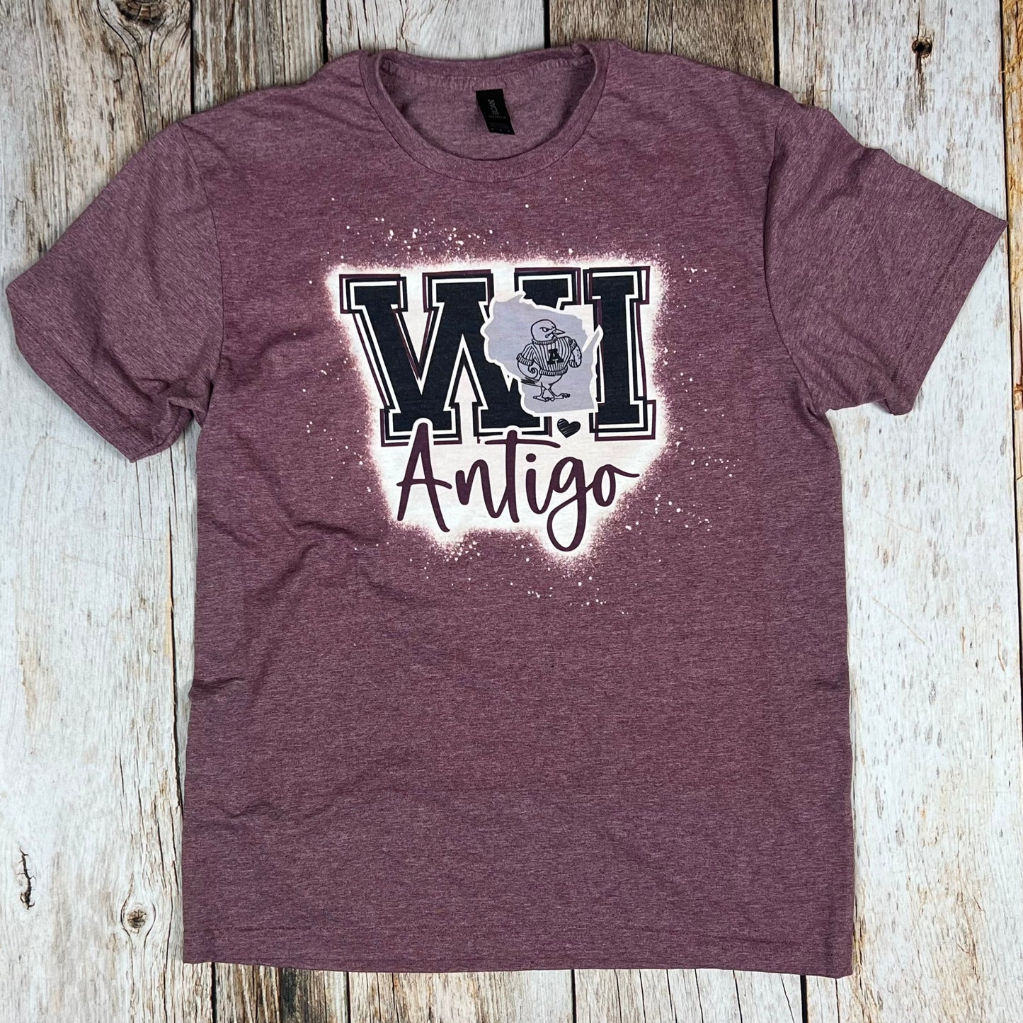 Antigo WI Bleached Unisex Shirt