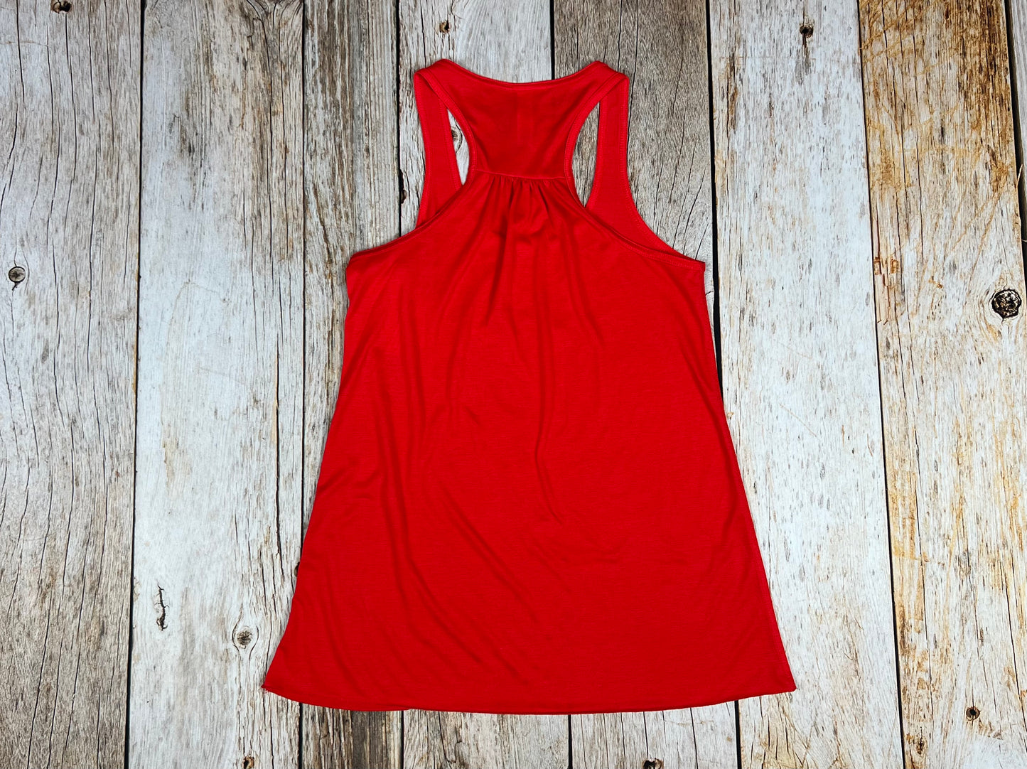 Stars Stripes & Lots of Sparkle Women's Flowy Racerback Tank