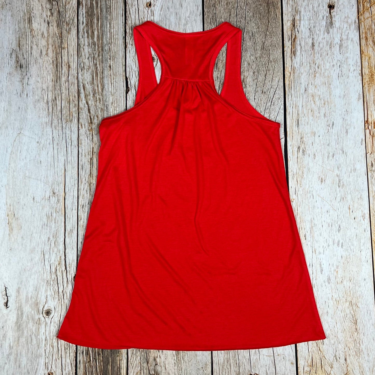 Stars Stripes & Lots of Sparkle Women's Flowy Racerback Tank
