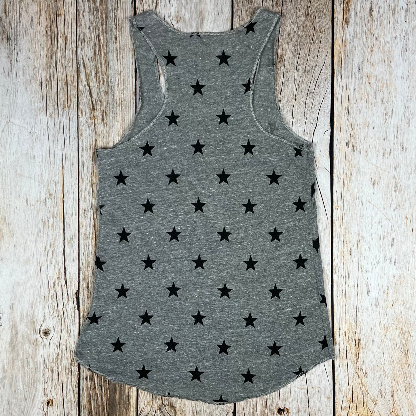 America Flag Jersey Racer Tank