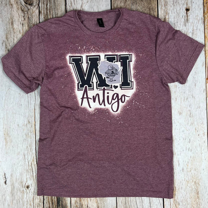 Antigo WI Bleached Unisex Shirt