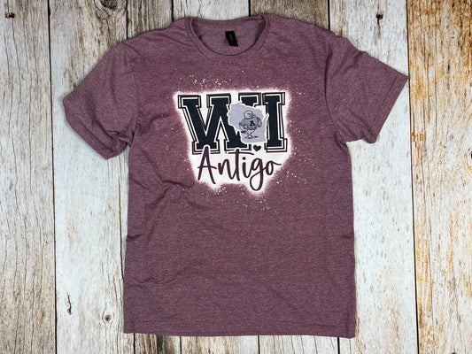 Antigo WI Bleached Unisex Shirt