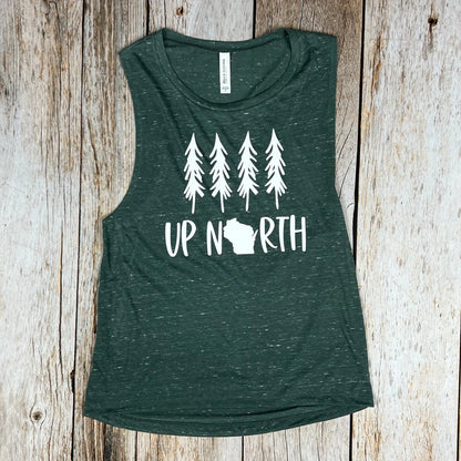Up North Ladies Muscle Tank