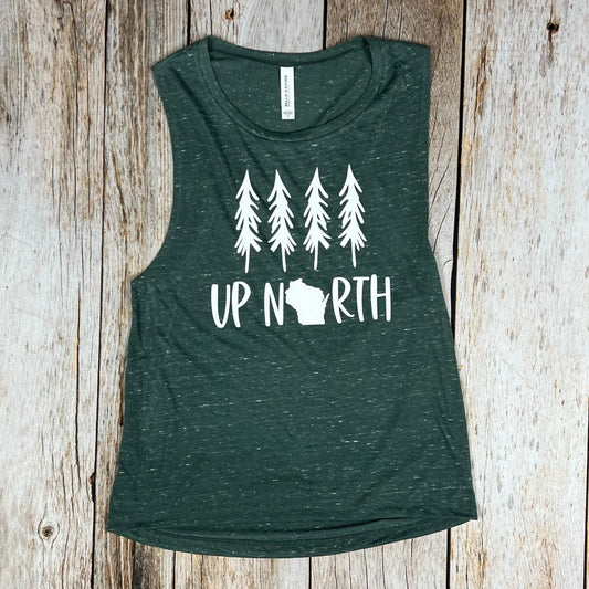 Up North Ladies Muscle Tank