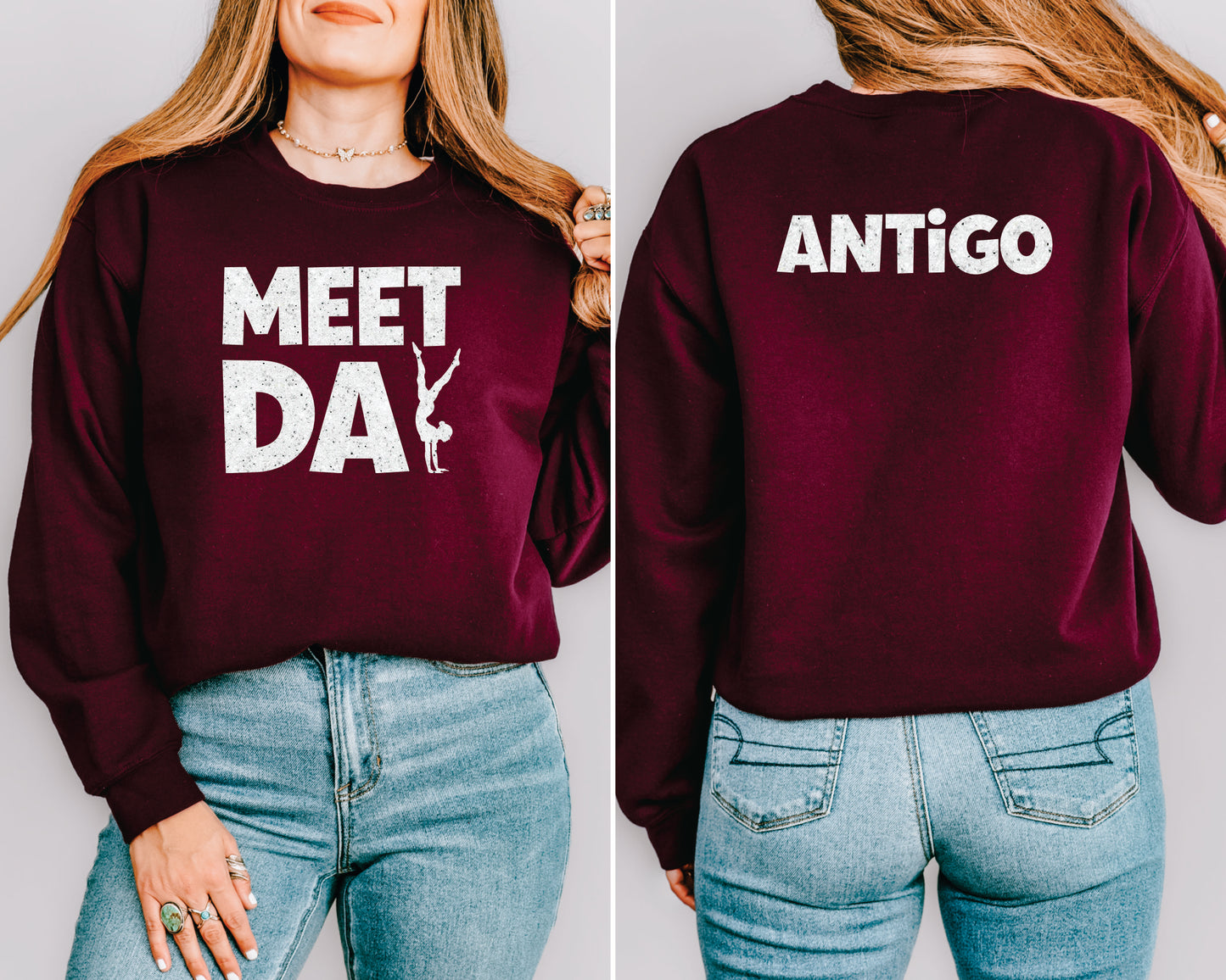 Meet Day Maroon Sweatshirt